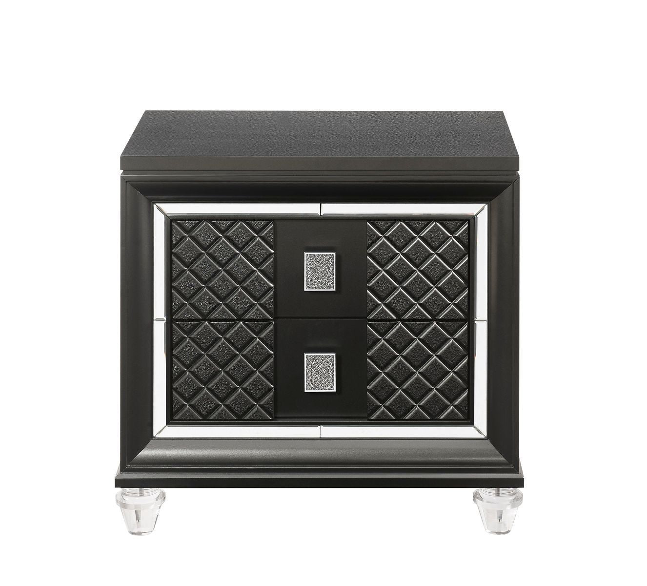 Sawyer Nightstand, Metallic Gray 27973