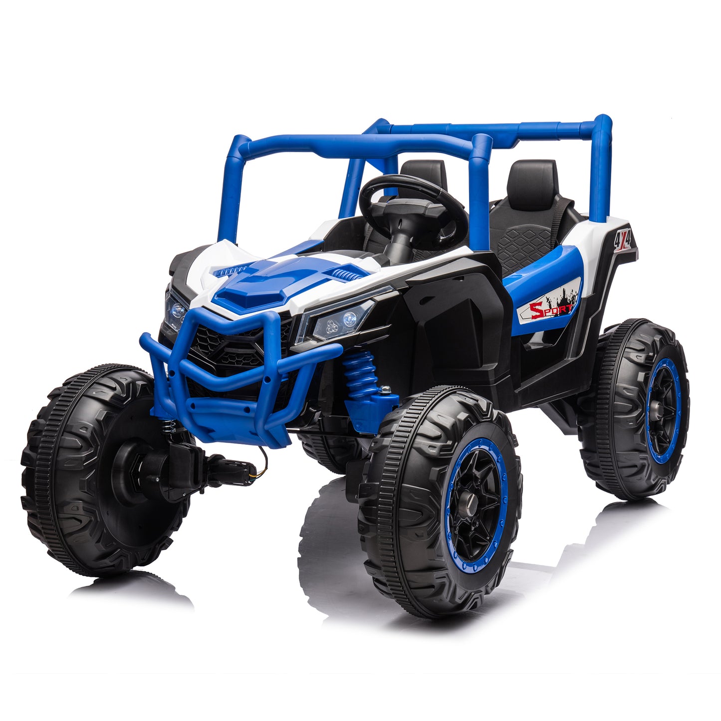 24V 2-Seater Off-Road UTV Electric Car for Kids with Remote Control and Safety Belts