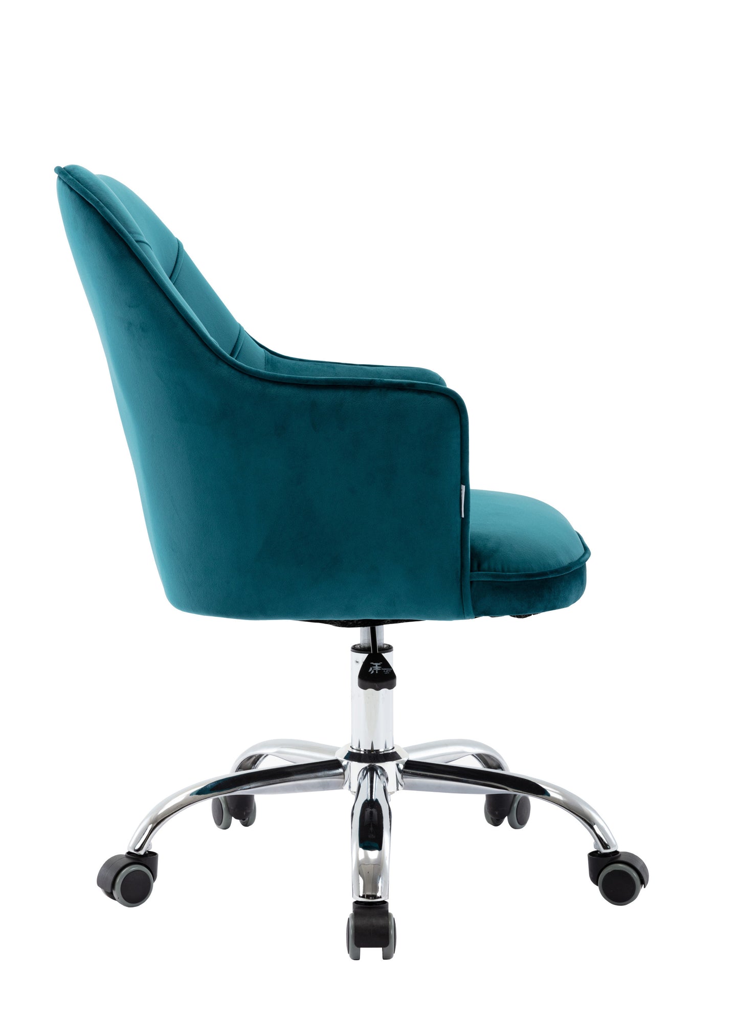 Velvet Swivel Shell Chair for Living Room, Office chair  Modern Leisure Arm Chair LAKE  BLUE