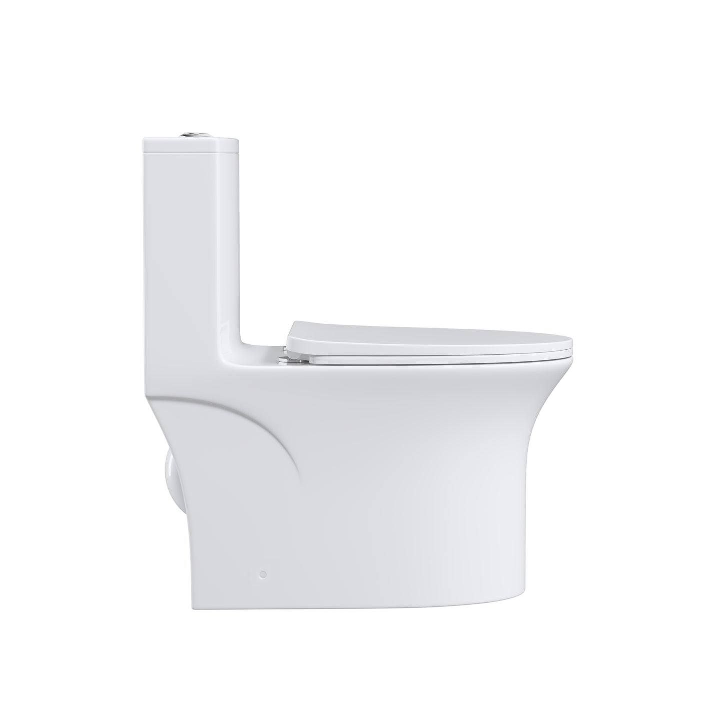 One Piece Dual Flush Elongated Toilet