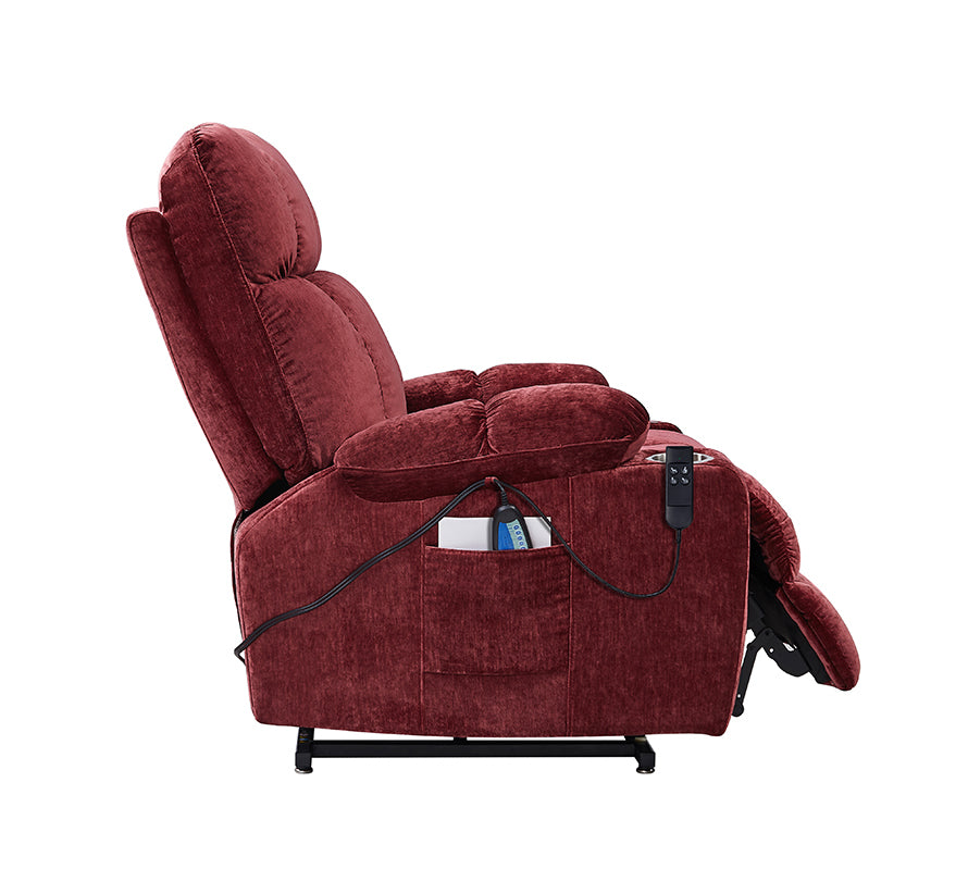 Liyasi Electric Power Lift Recliner Chair with Massage and Heat for Elderly