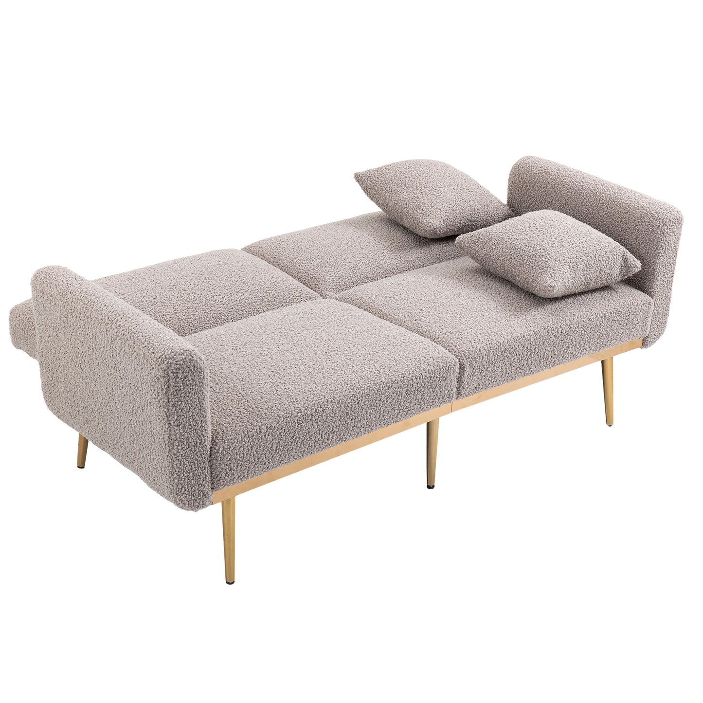 Velvet  Sofa , Accent sofa .loveseat sofa with metal  feet