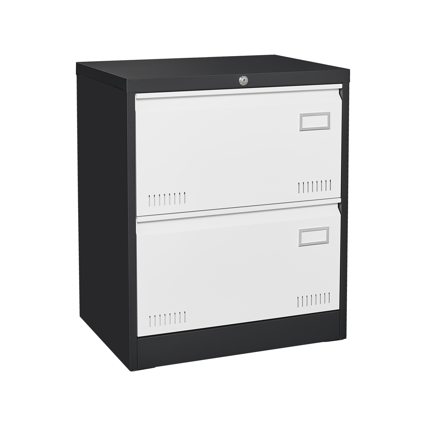 Locking Metal Lateral File Cabinet with 2 Drawers for Home Office