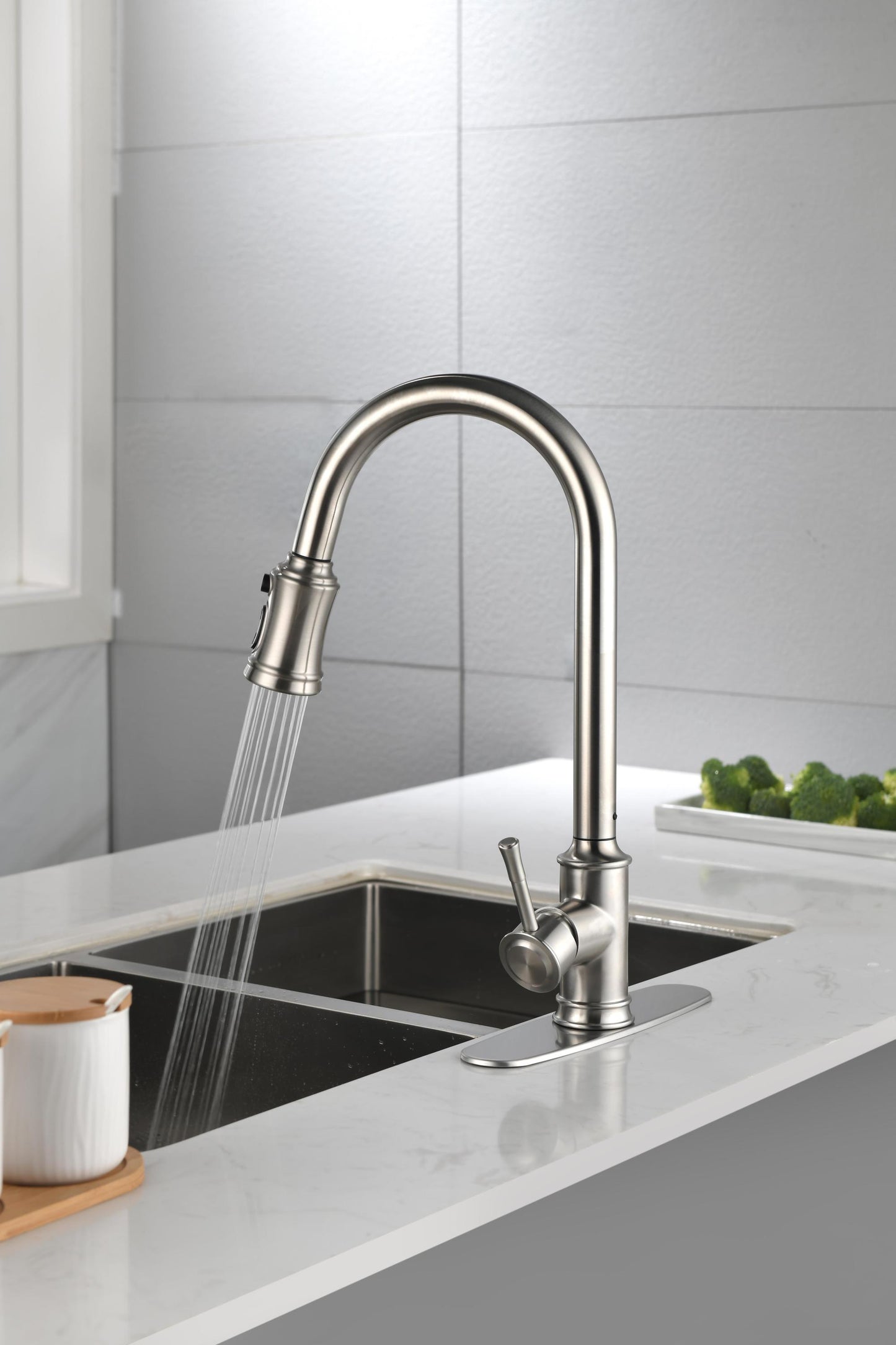 Touch Kitchen Faucet with Pull Down Sprayer