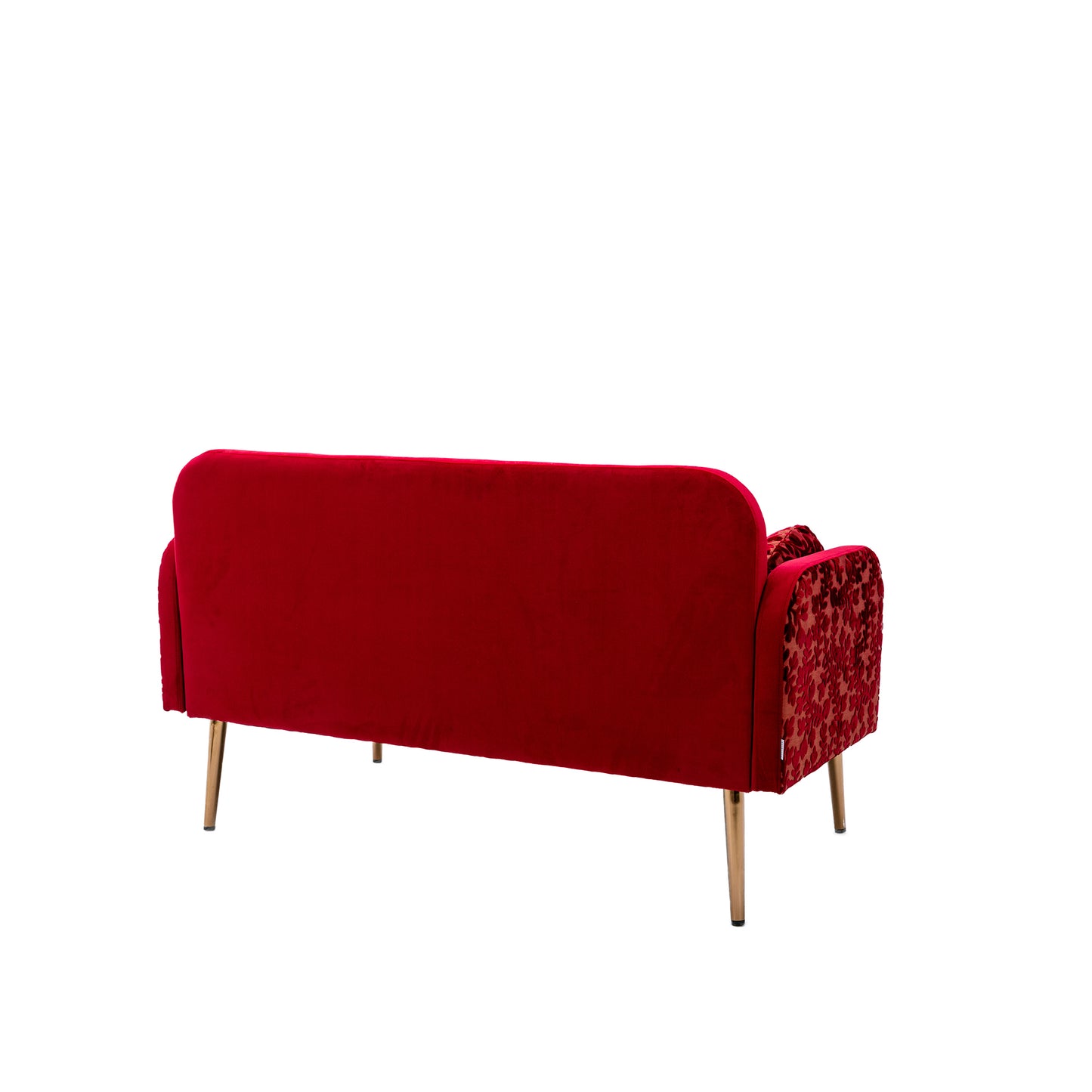 Velvet  Sofa , Accent sofa .loveseat sofa with metal feet