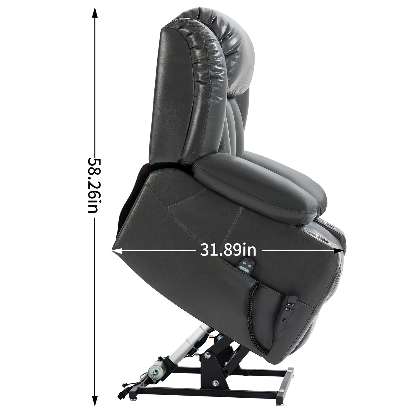 Luxurious Power Lift Recliner Chair with Massage and Heating Functions