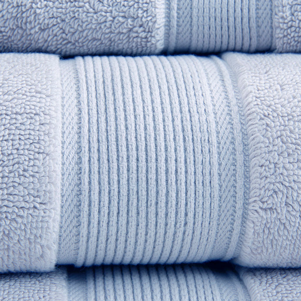 Plush 8-Piece Silver-Infused Cotton Towel Set