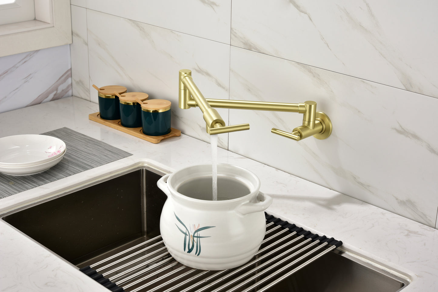 Pot Filler Faucet Wall Mount