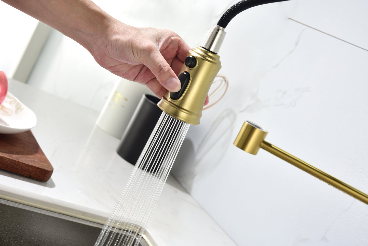 Kitchen Faucet with Pull Down Sprayer