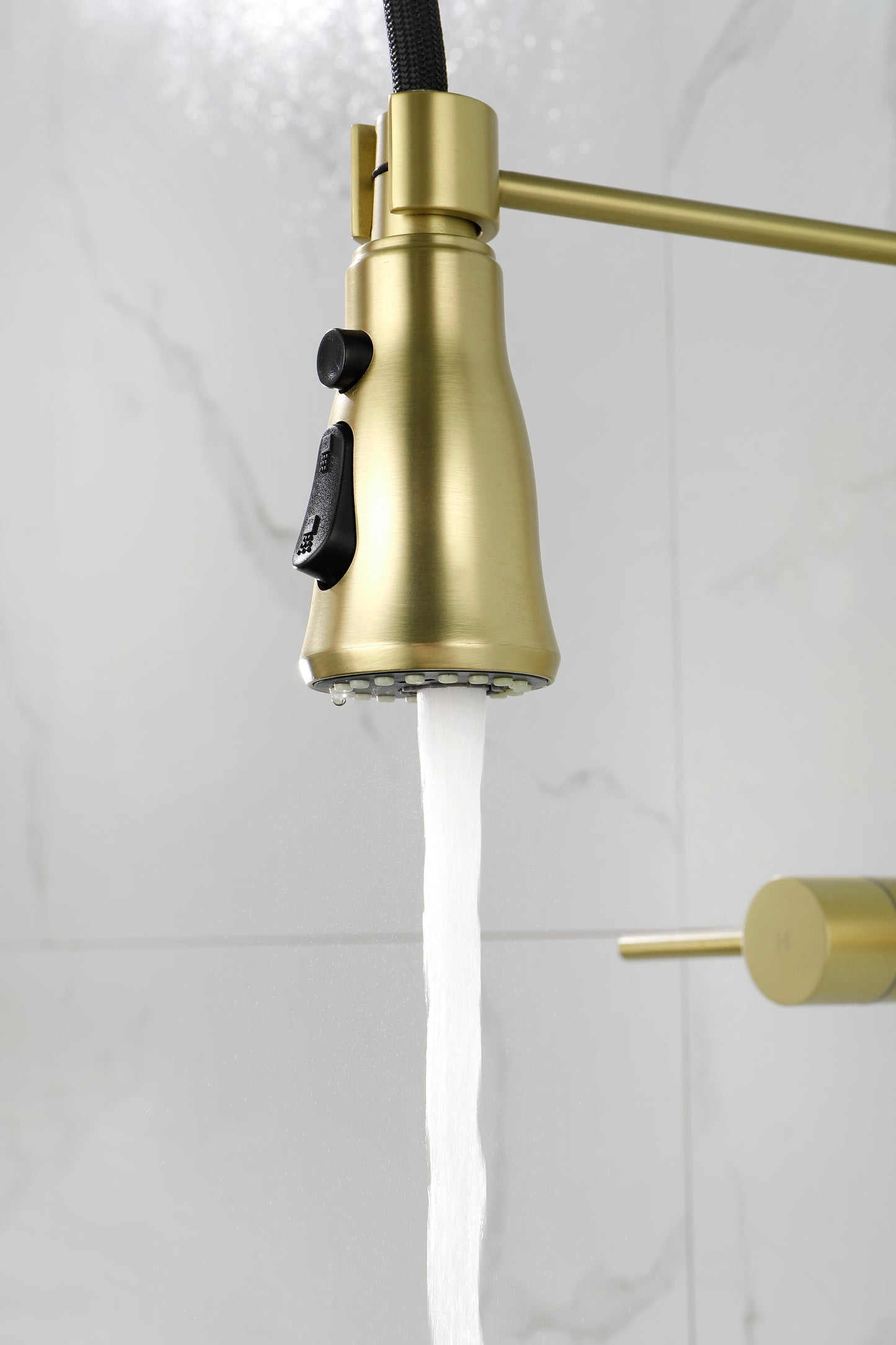 3-in-1 Wall Mounted Kitchen Faucet