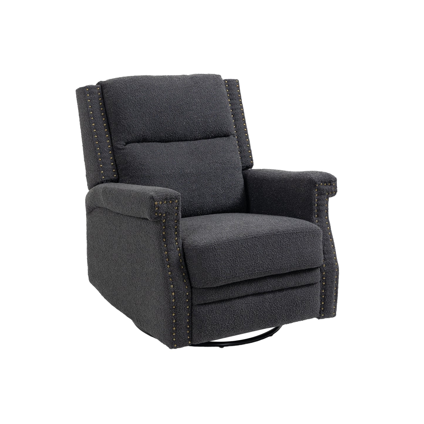 360 Degree Swivel Recliner Chair with Rocking and Reclining Functionality