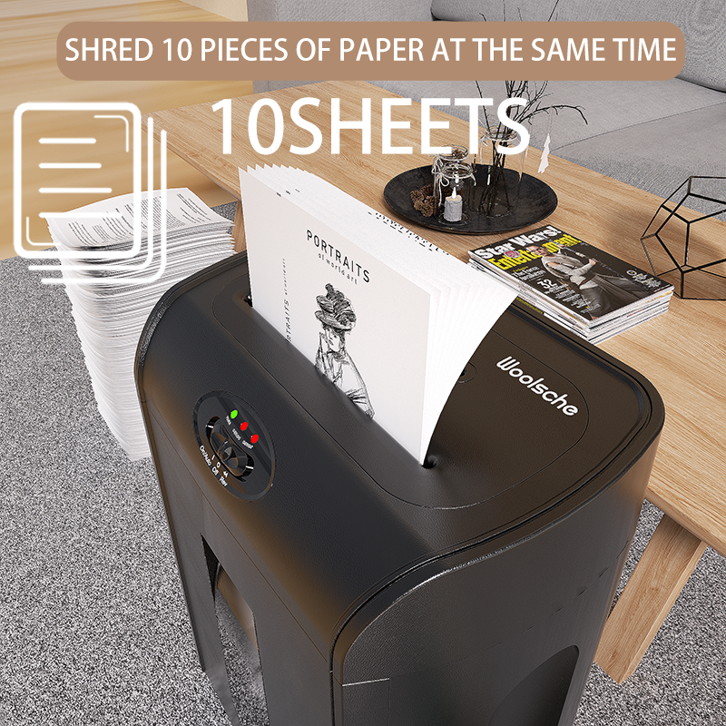 High Security Micro Cut Paper Shredder for Office and Home