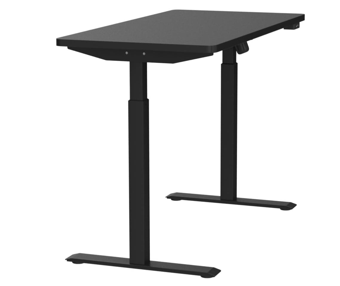 Adjustable Electric Standing Desk, 48 x 24 Inches, Black