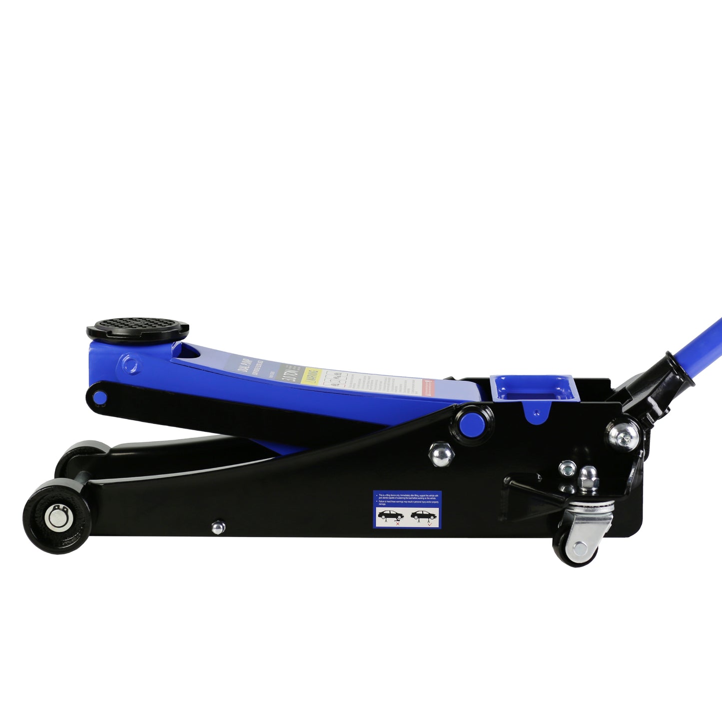 Ultra-Low Hydraulic Car Jack with Dual Piston Quick Lift Pump