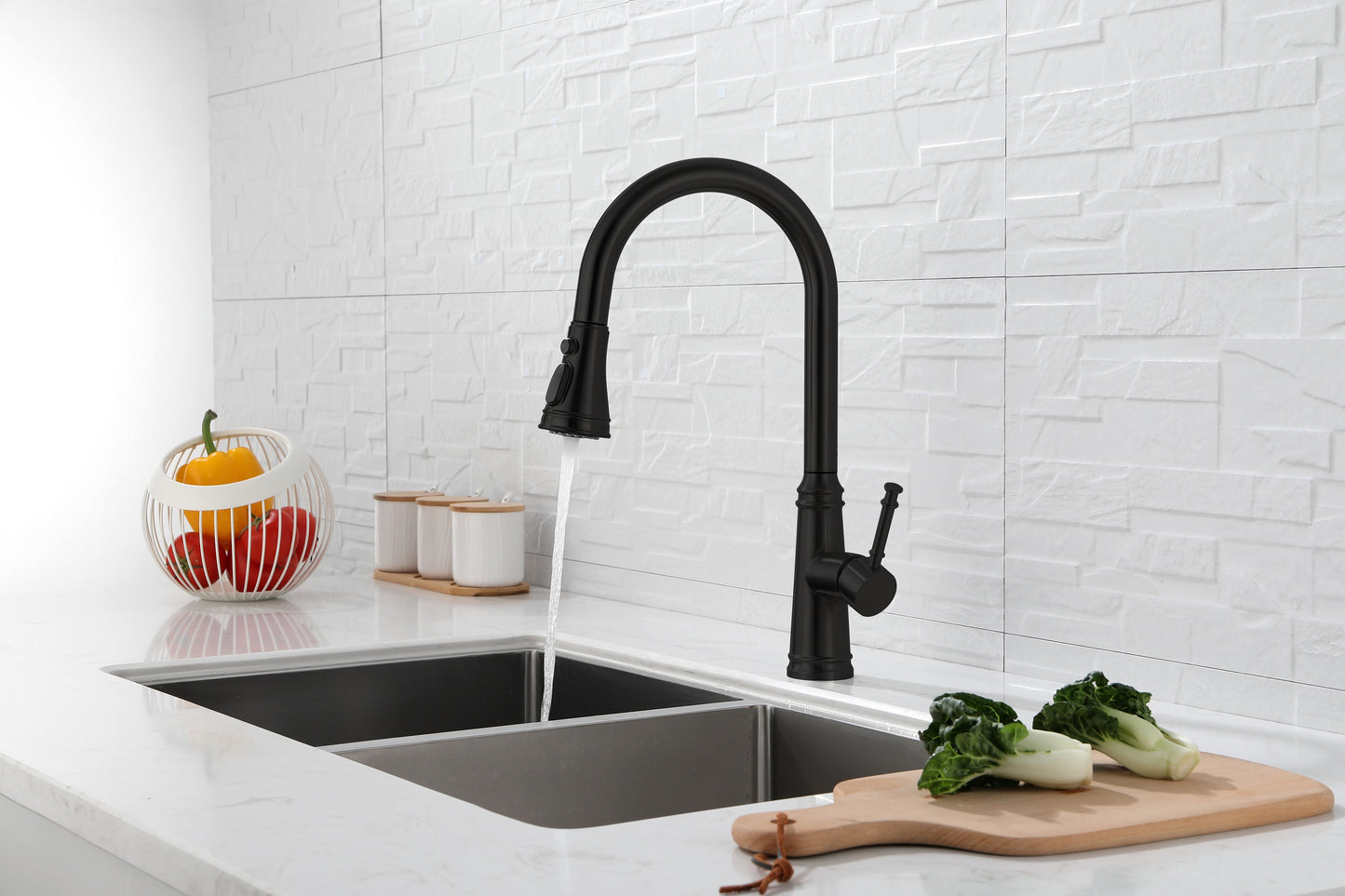 Touch Kitchen Faucet with Pull Down Sprayer