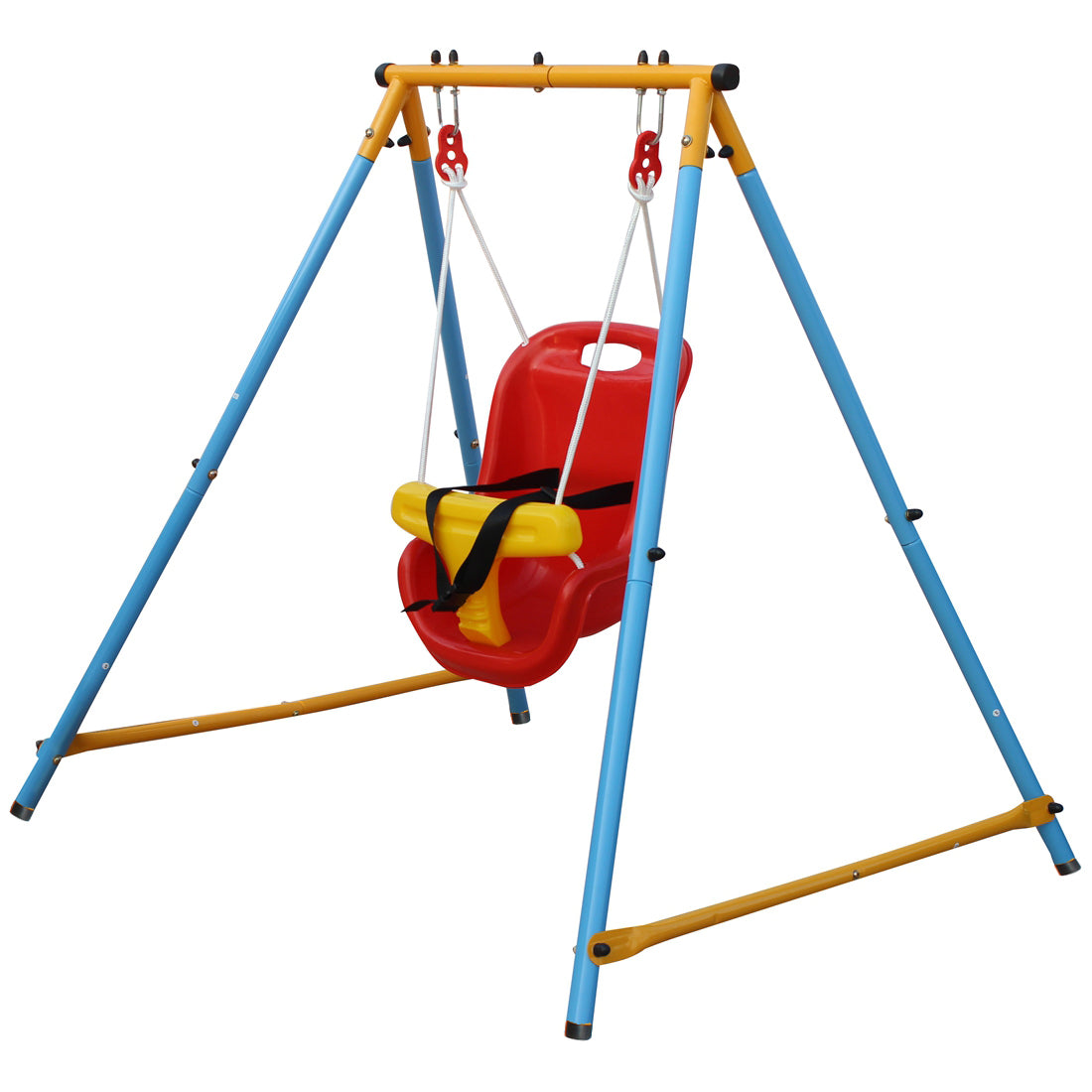 Baby Swing Set with Safety Belt for Indoor and Outdoor Use