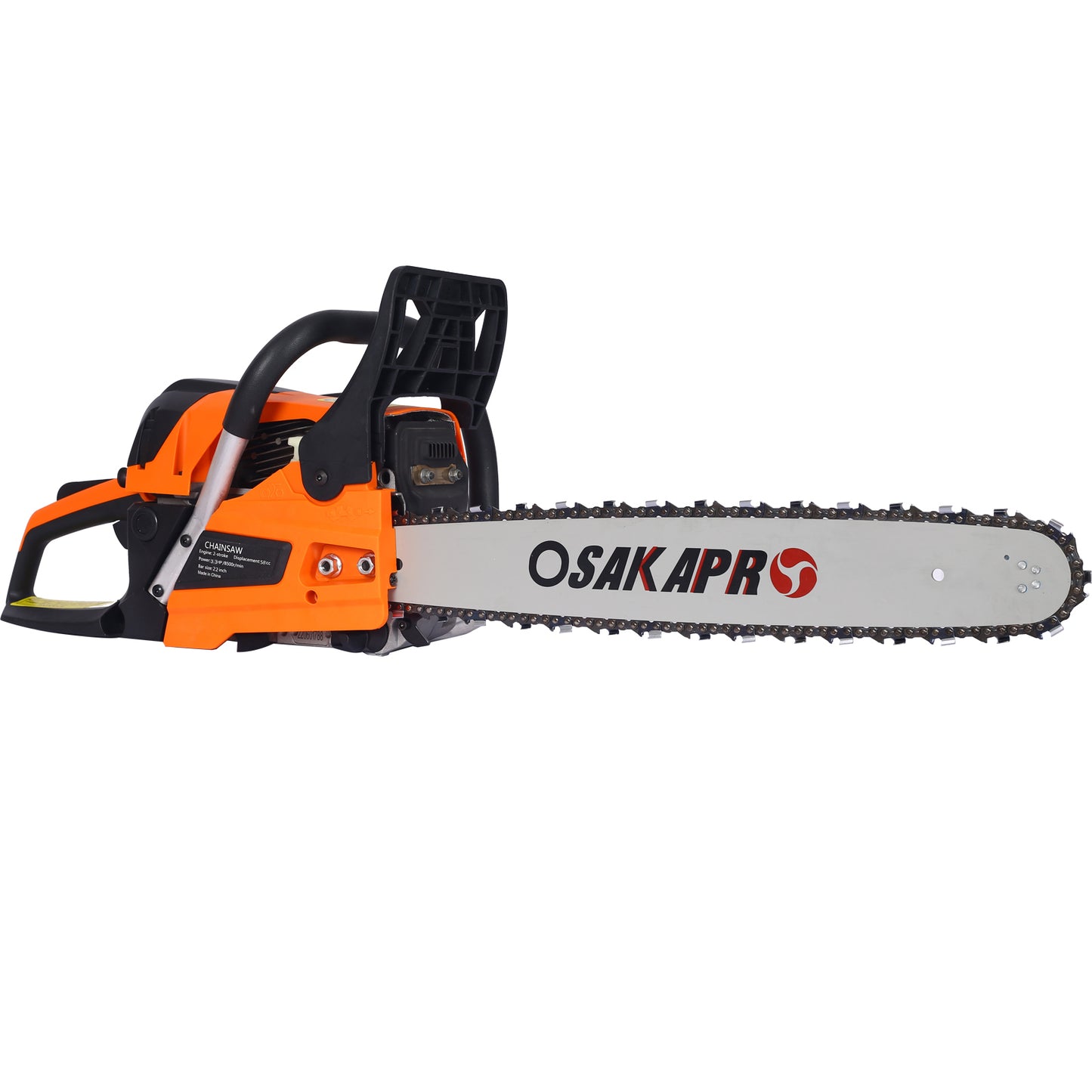 Chainsaw gas  22inch ,58cc Gasoline Chain Saw for Trees ,Wood Cutting 2-cycle EPA Compliant