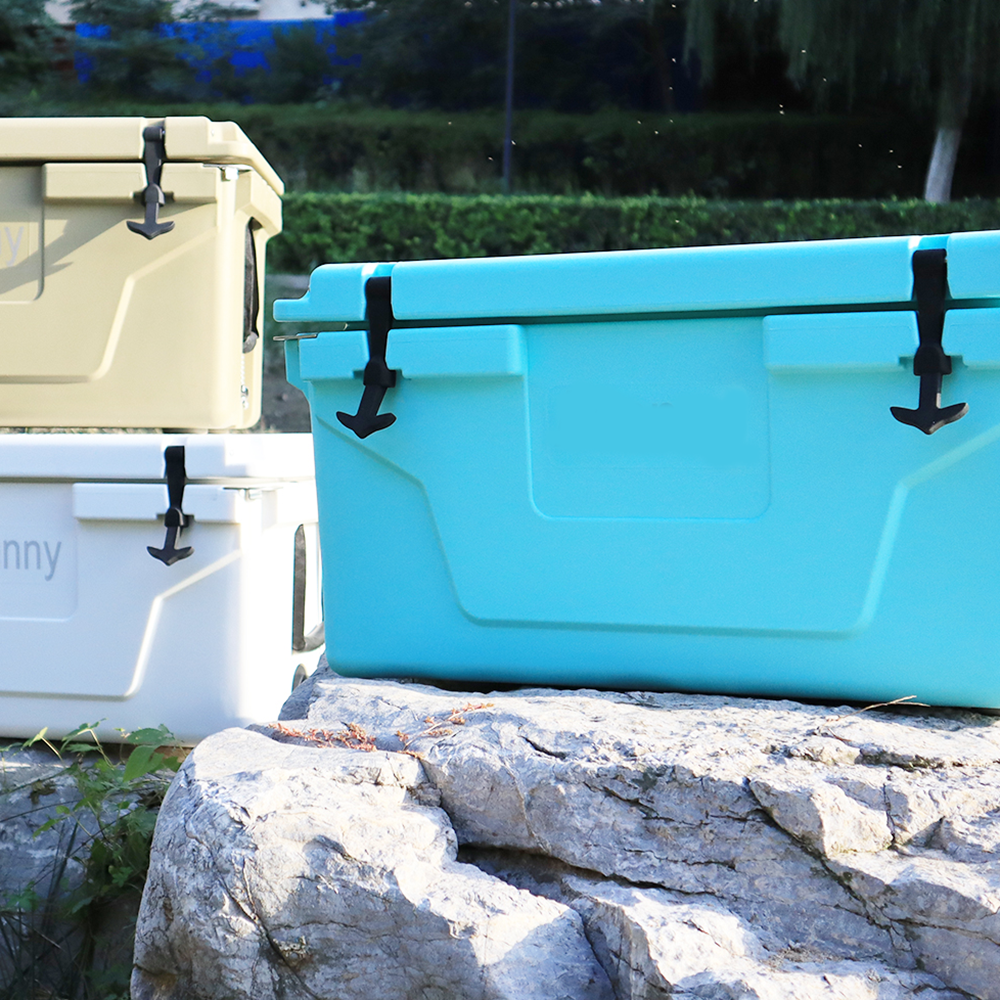 Best-Selling 65QT Blue Outdoor Cooler with Fish Ice Chest Box