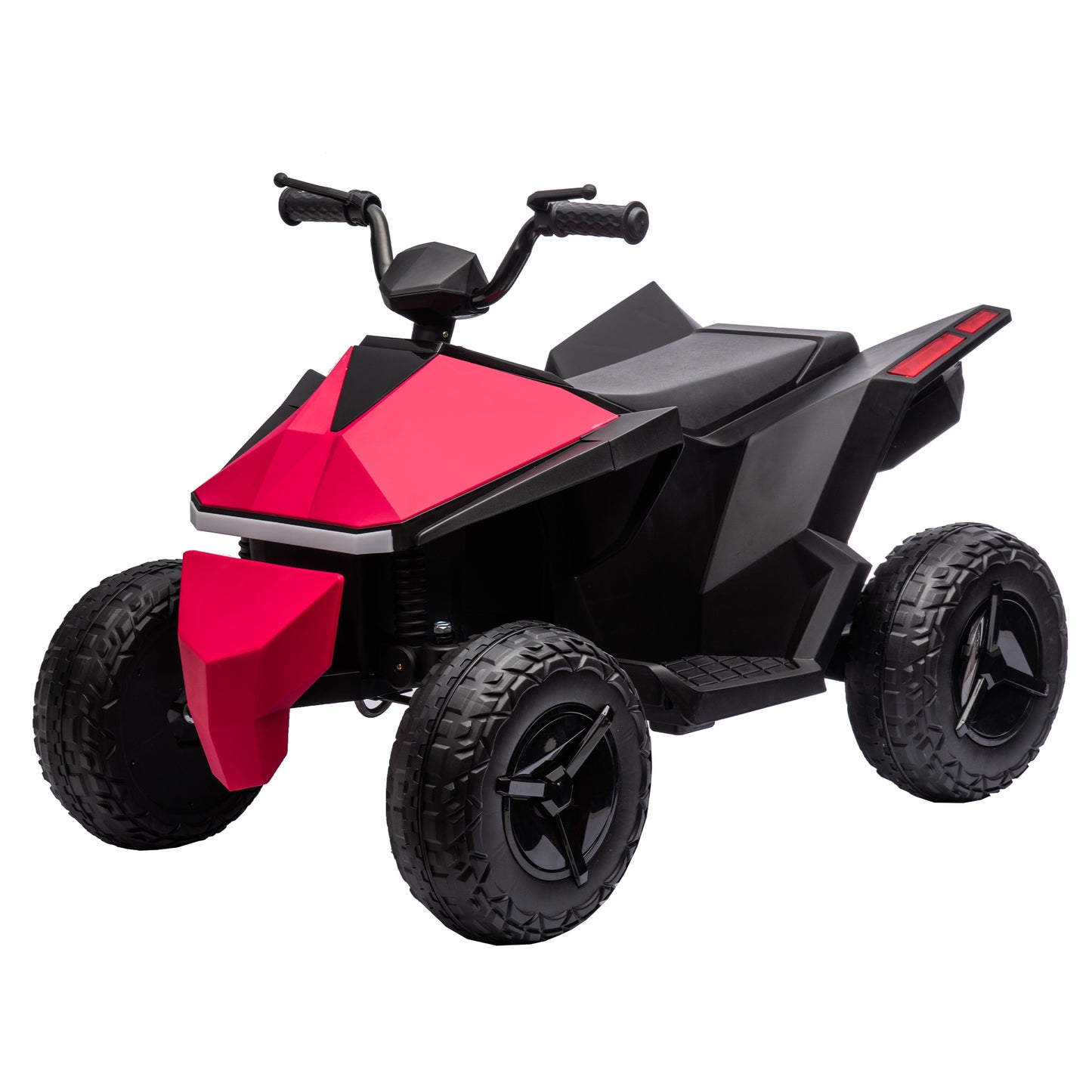 Electric ATV Style Ride-On Car for Kids 3-8 Years with Multi-Functional Touch Screen and LED Lights