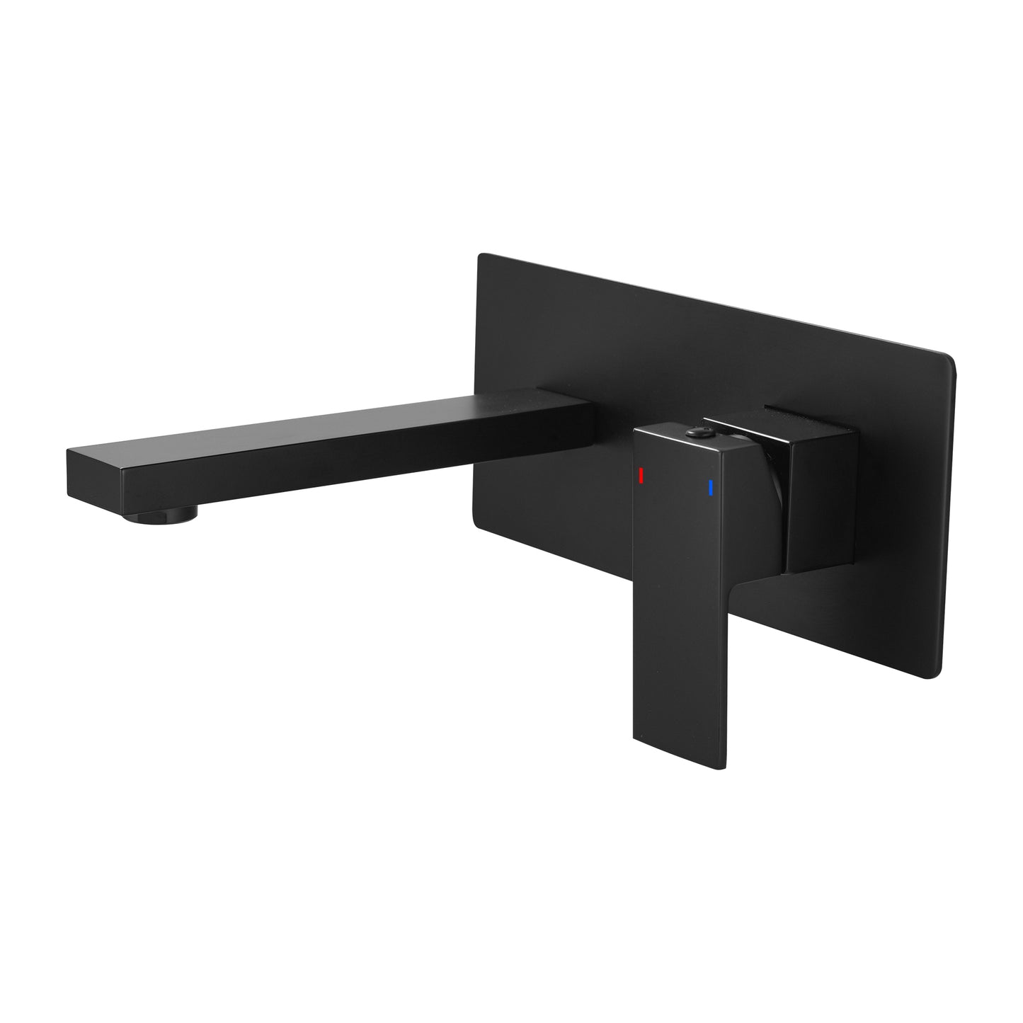 Elegance Enhanced: Stylish Matte Black Wall Mounted Bathroom Faucet