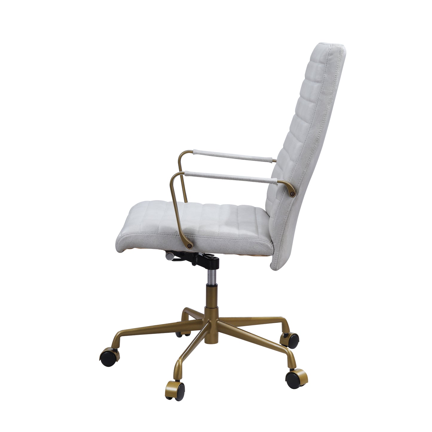 Duralo Office Chair in Vintage White Top Grain Leather 93168