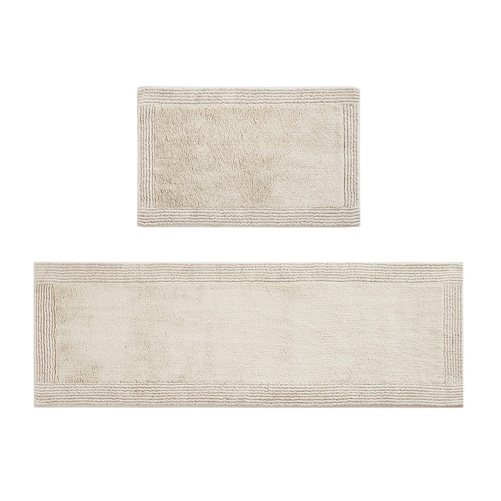 Opulent 100% Cotton Tufted Bath Rug with 3000 GSM Density