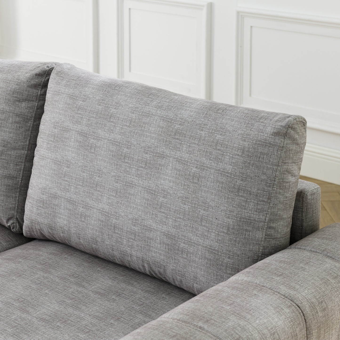 3-Seat Upholstered Modular Sofa Option