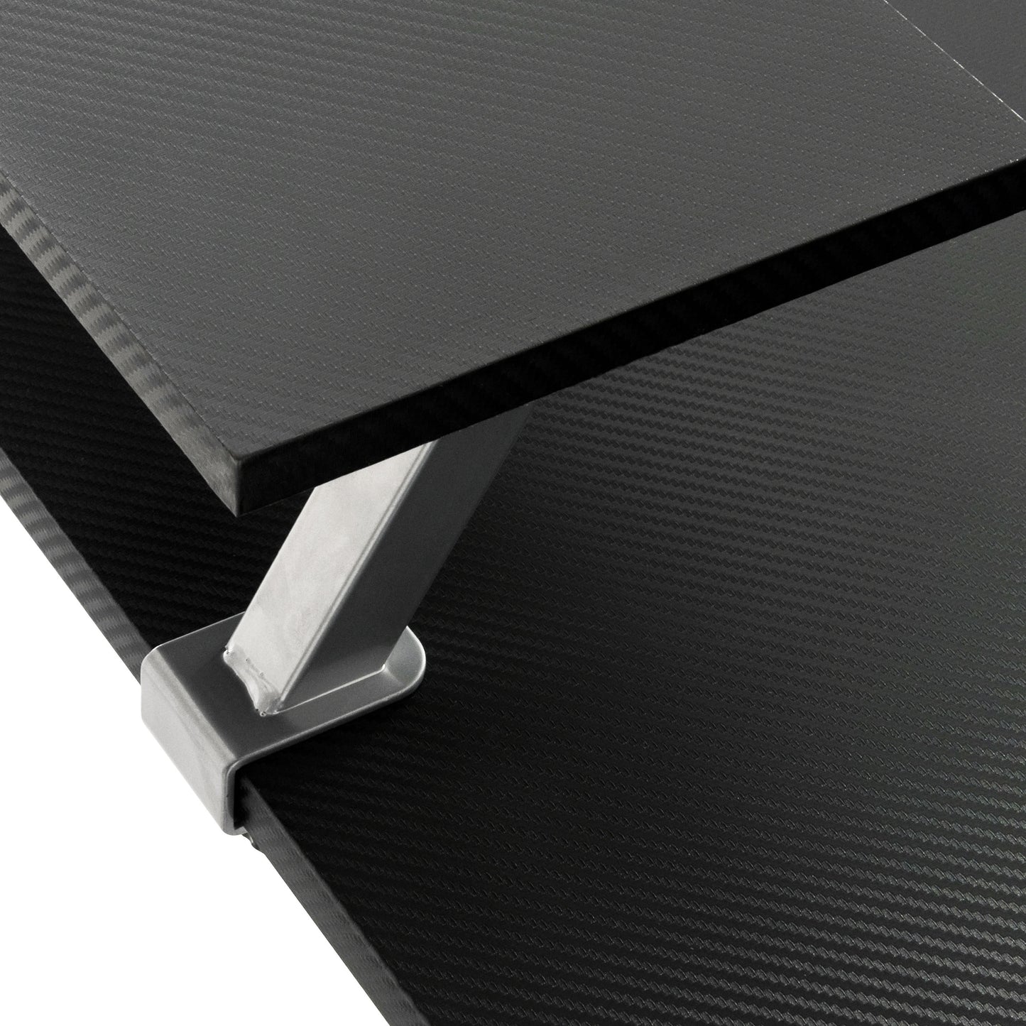 Elevate Gaming Space with Black Warrior L-Shaped Desk - Enhanced Gaming Setup