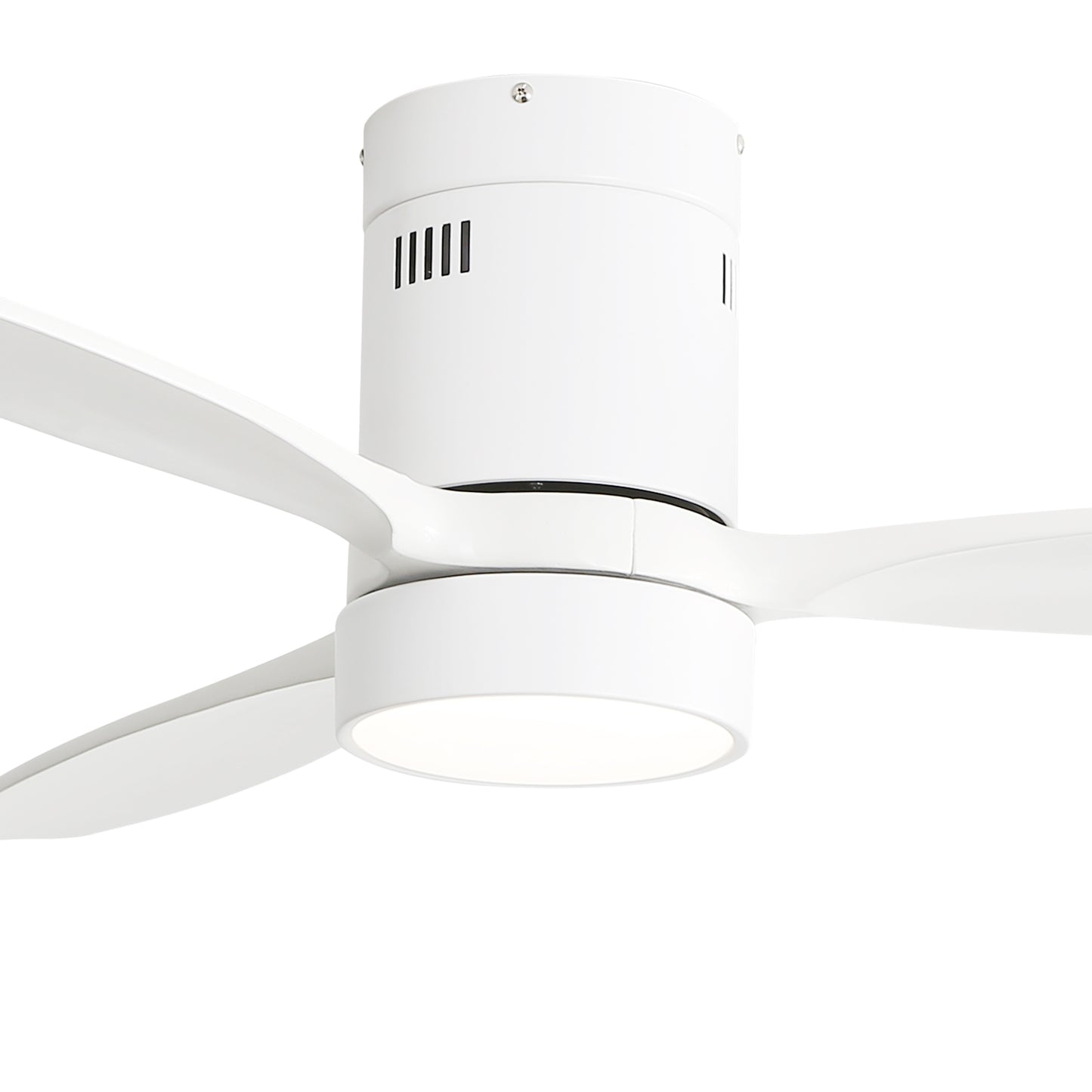 Modern 52 Inch Solid Wood Ceiling Fan with Remote Control