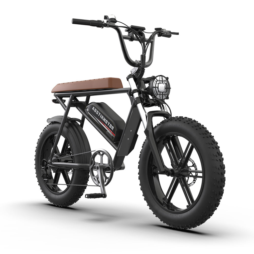 AOSTIRMOTOR new pattern Electric Bicycle 750W Motor 20" Fat Tire With 48V 13AH  Li-Battery