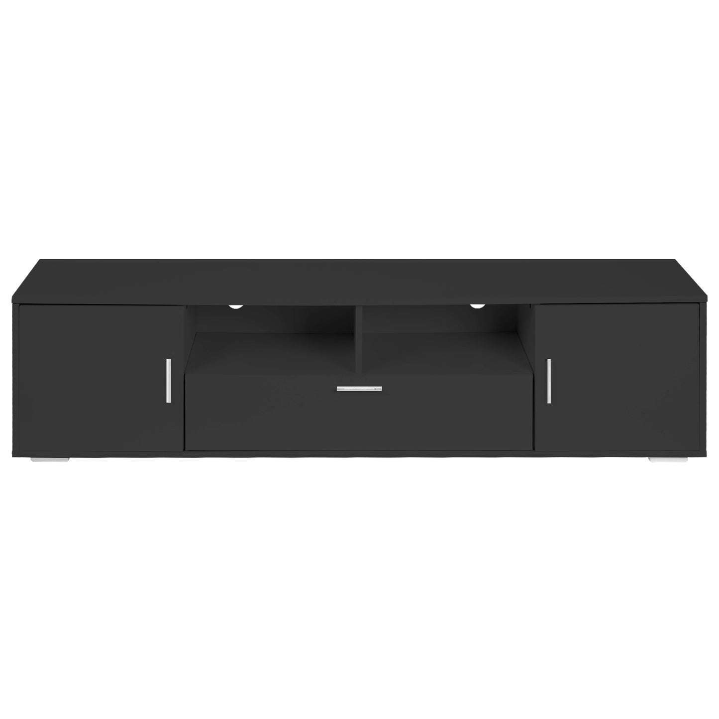 Sleek LED TV Stand with Storage - Enhanced Entertainment Center for Up to 75-inch TVs