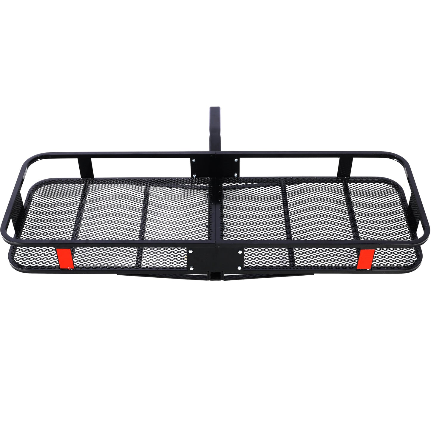 Hitch Mount Cargo Carrier Basket 60" X 21" X 6"+Waterproof Cargo Bag 16 Cubic Feet(56" 20" 20"),Hauling Weight Capacity of 500 Lbs and A Folding Arm.with Hitch Stabilizer,Net and Straps