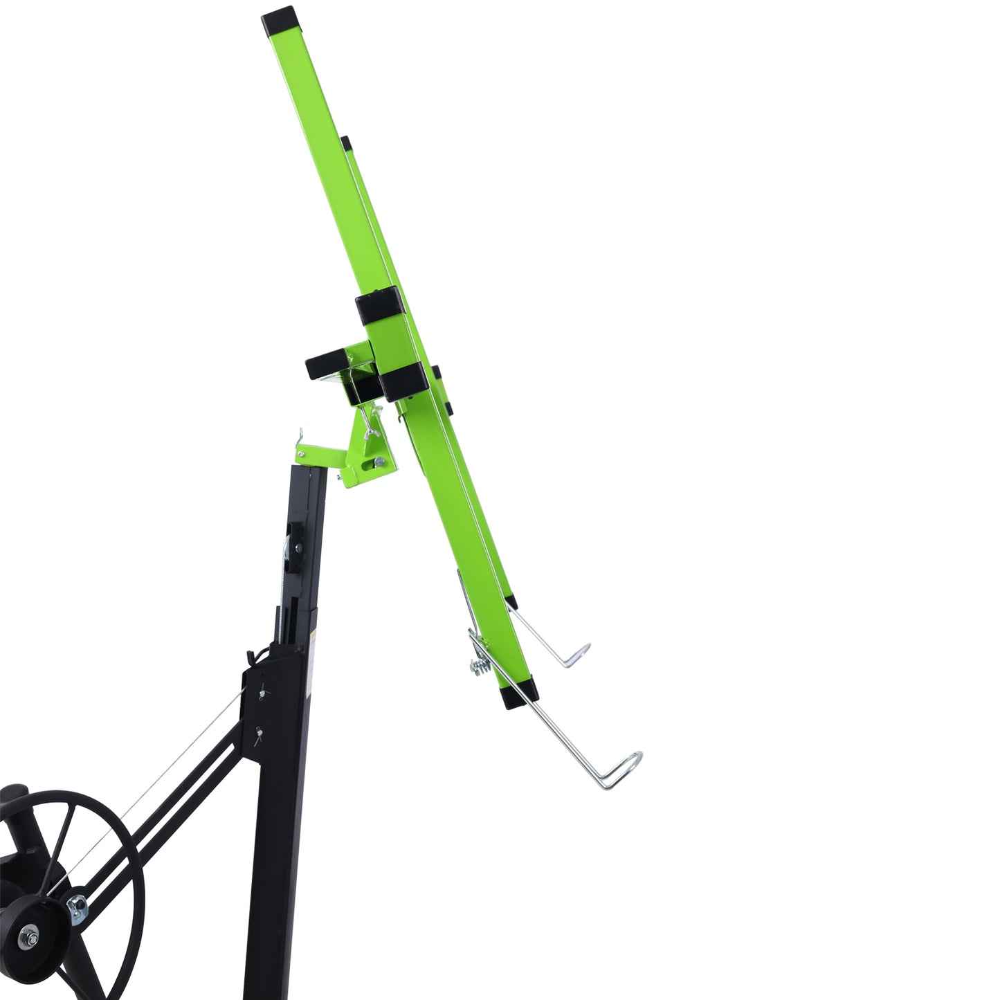 Drywall Lift Panel 11' Lift Drywall Panel Hoist Jack Lifter,GREEN+BLACK