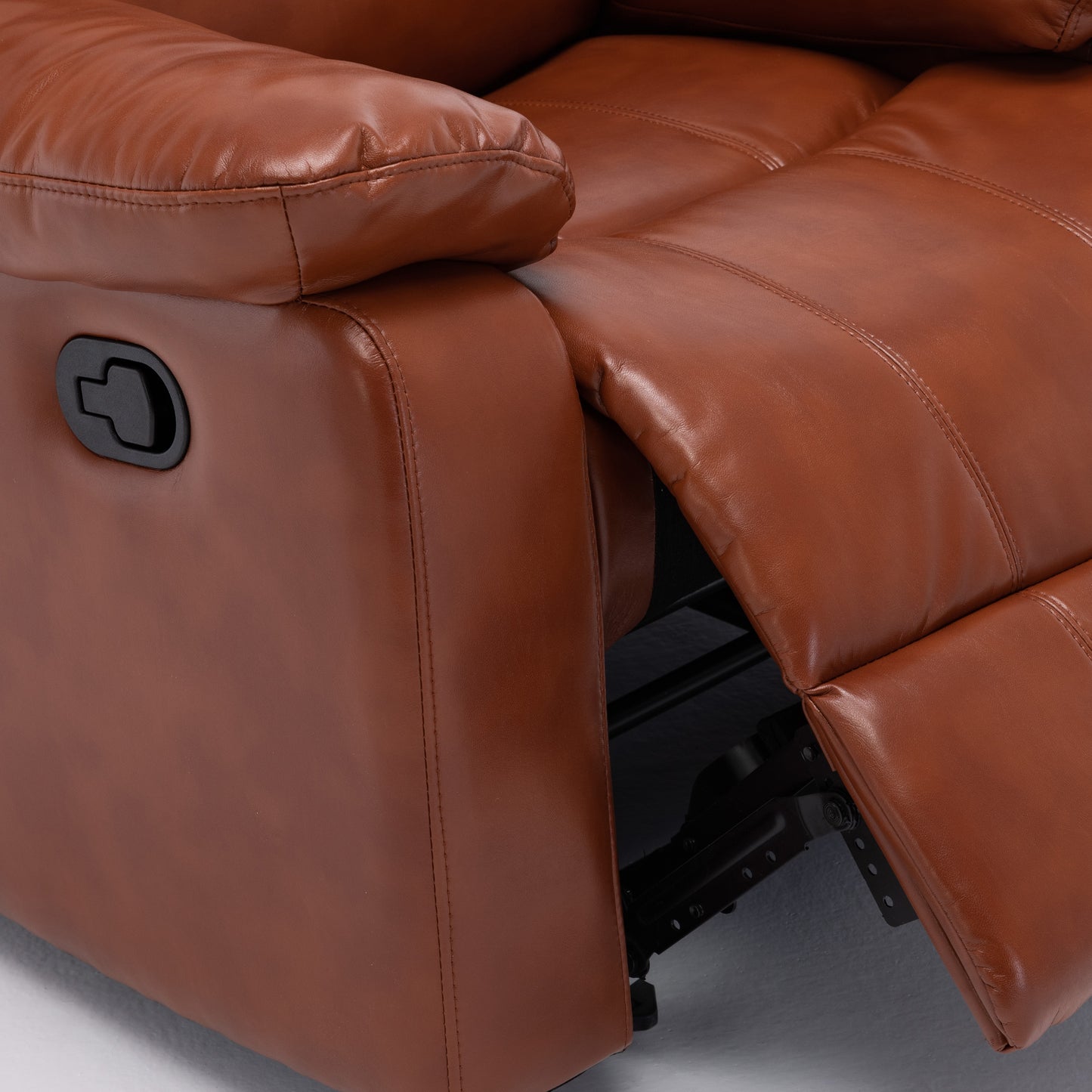 Charlotte Caramel Leather Gel Recliner