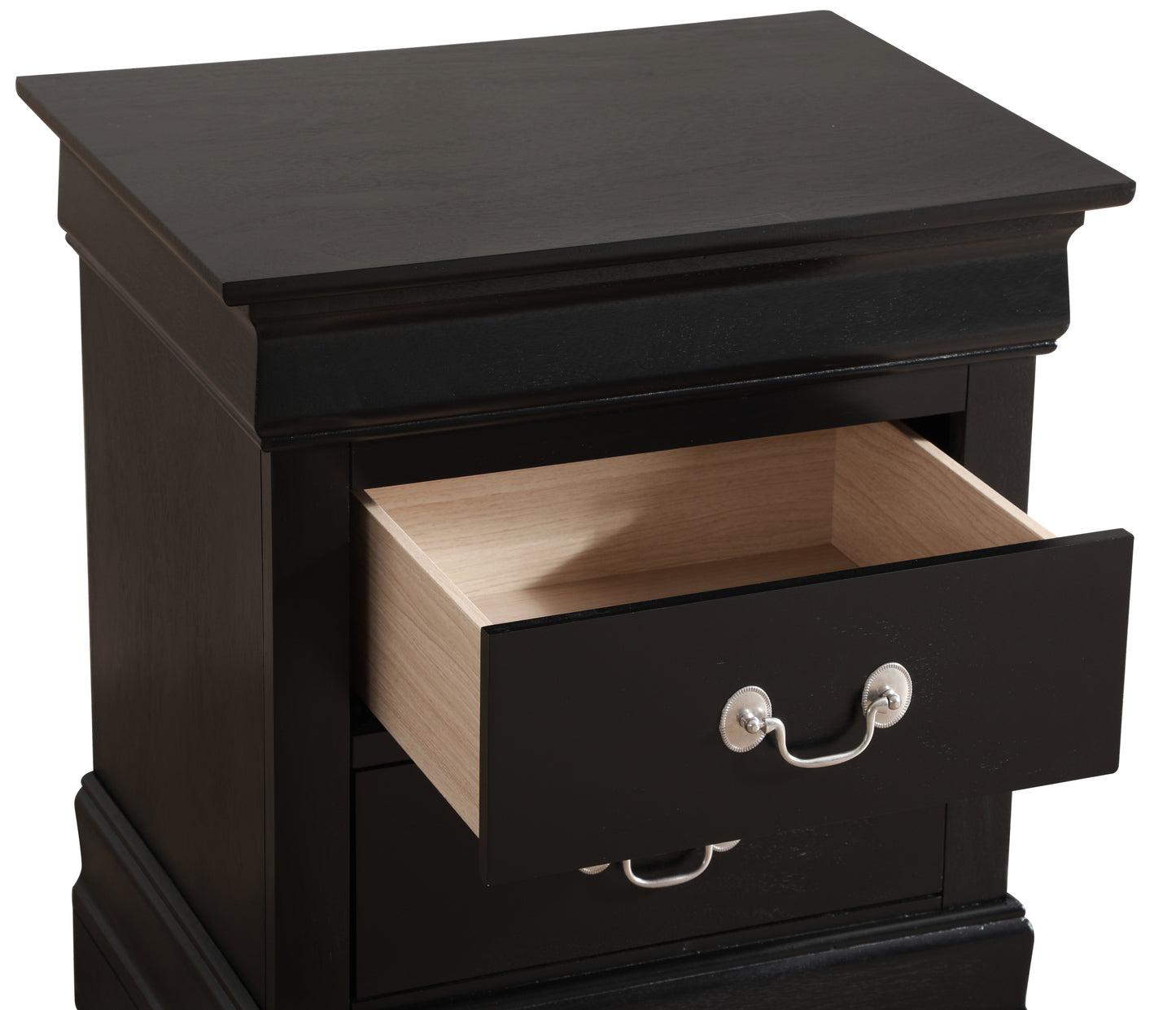 Louis Phillipe G3150-N Nightstand , Black