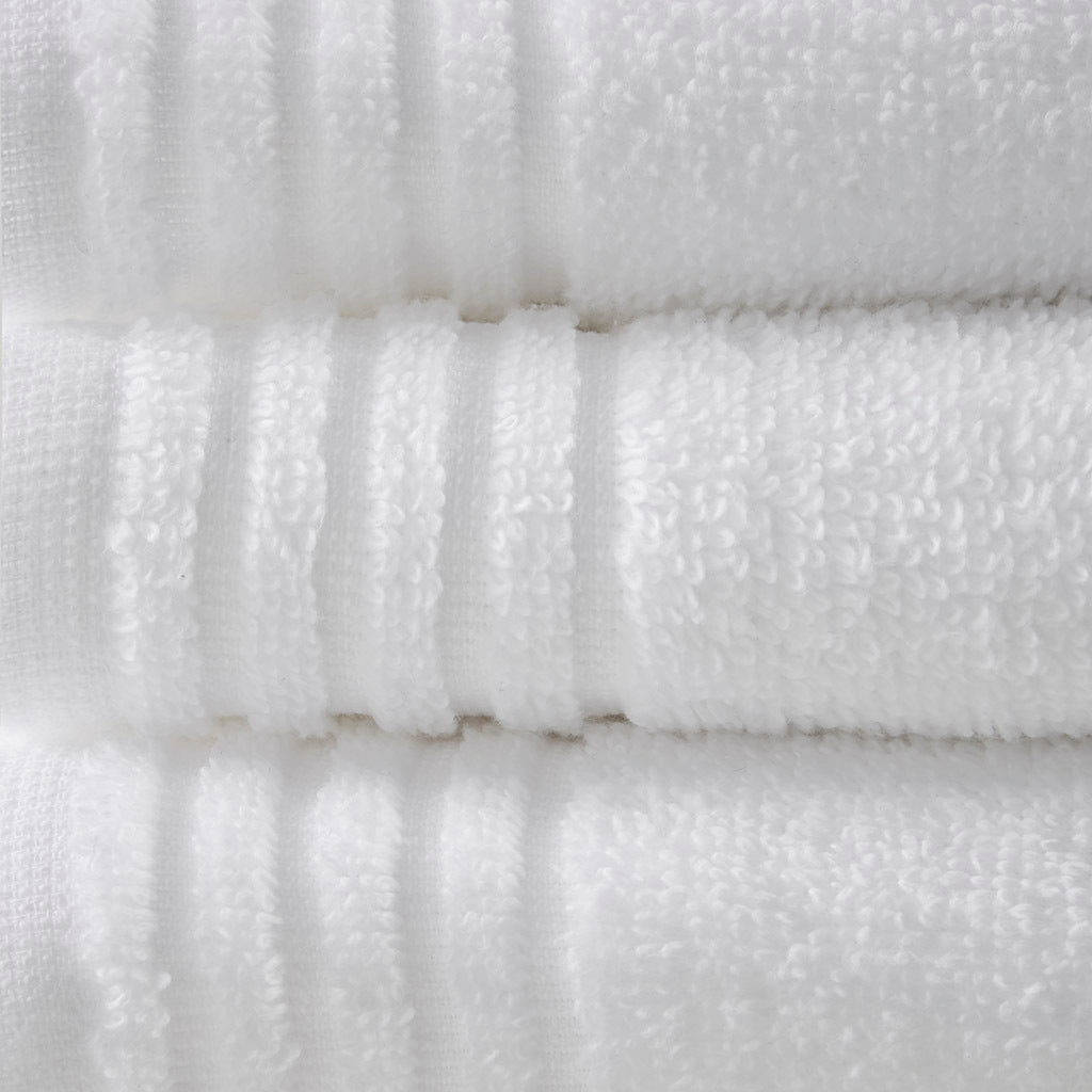 12-Piece Premium Zero Twist 100% Cotton Bath Towel Set with Ultra-Fresh Anti-Microbial Treatment