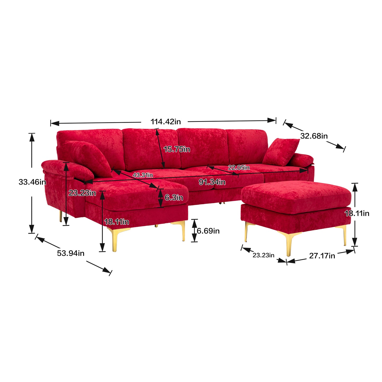 Accent sofa /Living room sofa sectional  sofa