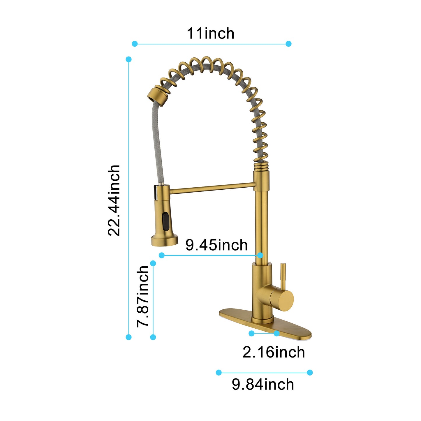 Kitchen Faucet with Pull Out Spraye