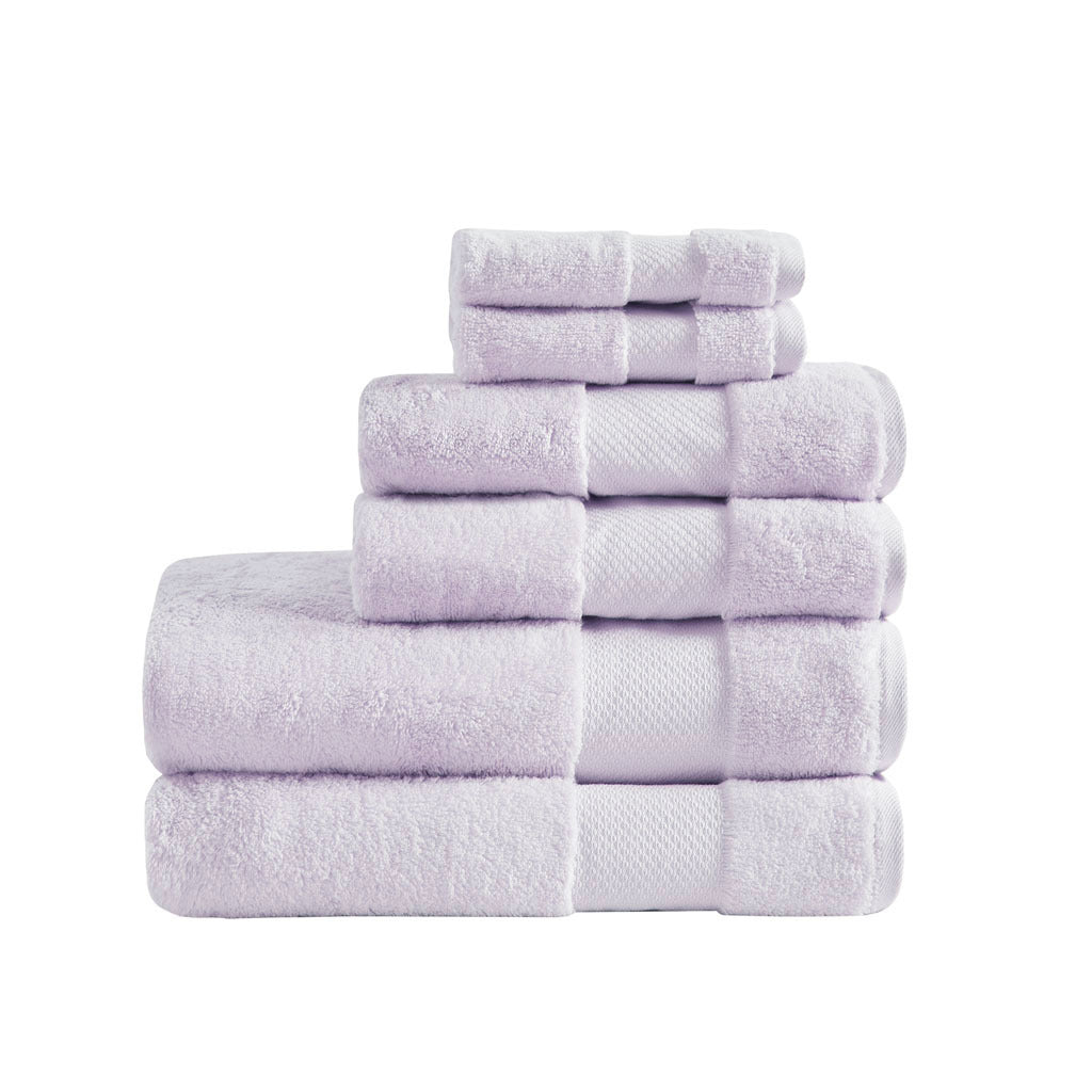 Luxurious Oversized Turkish Cotton 6-Piece Bath Towel Set