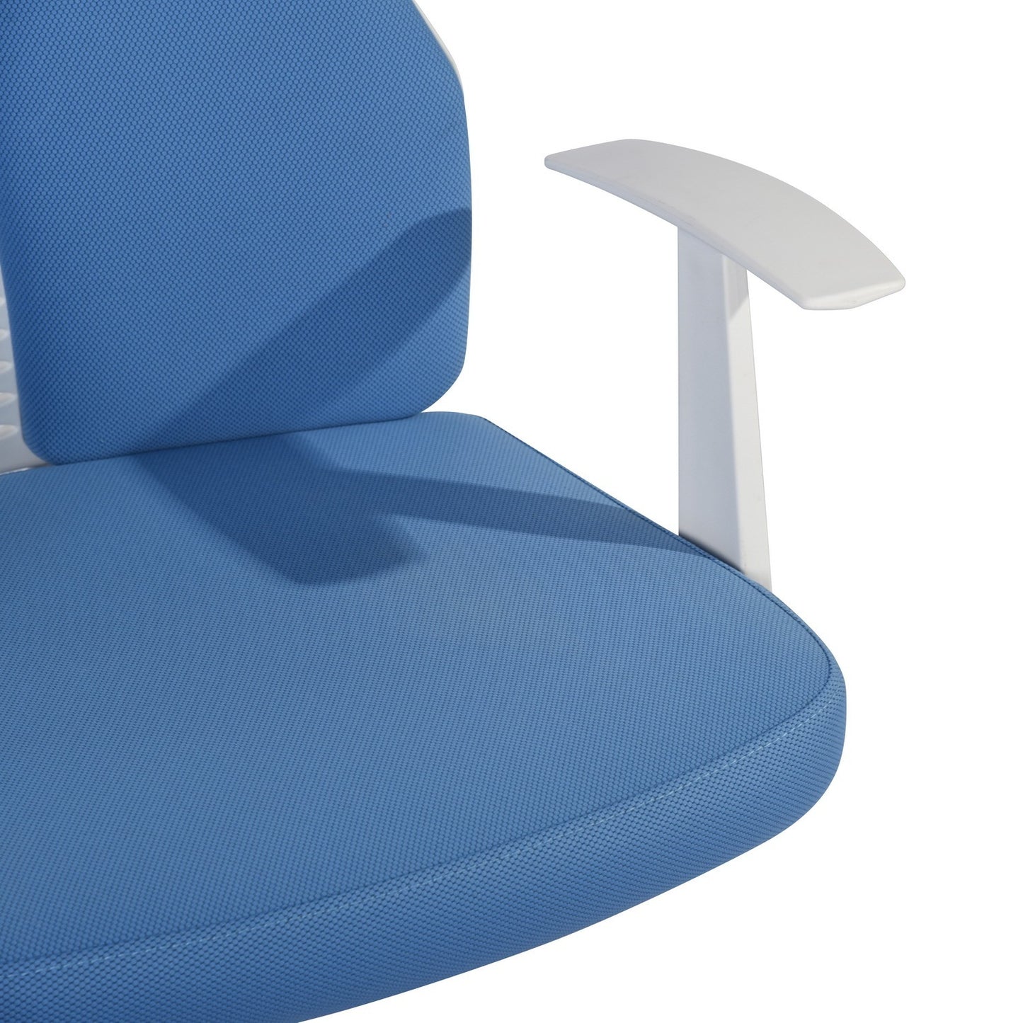 Ergonomic Office Chair High Back Desk Chair with,blue & white