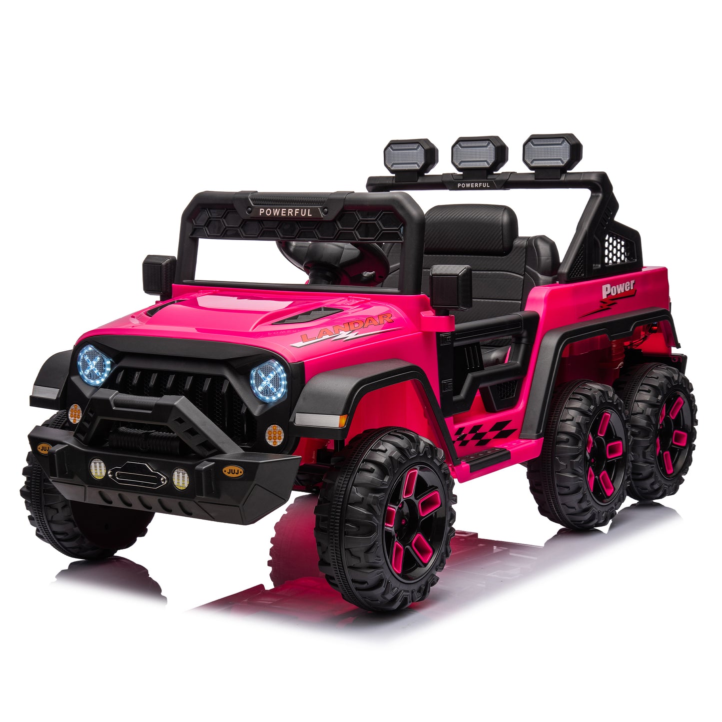 24V Ride On Large Pickup Truck Car for Kids with Remote Control and Bluetooth Music