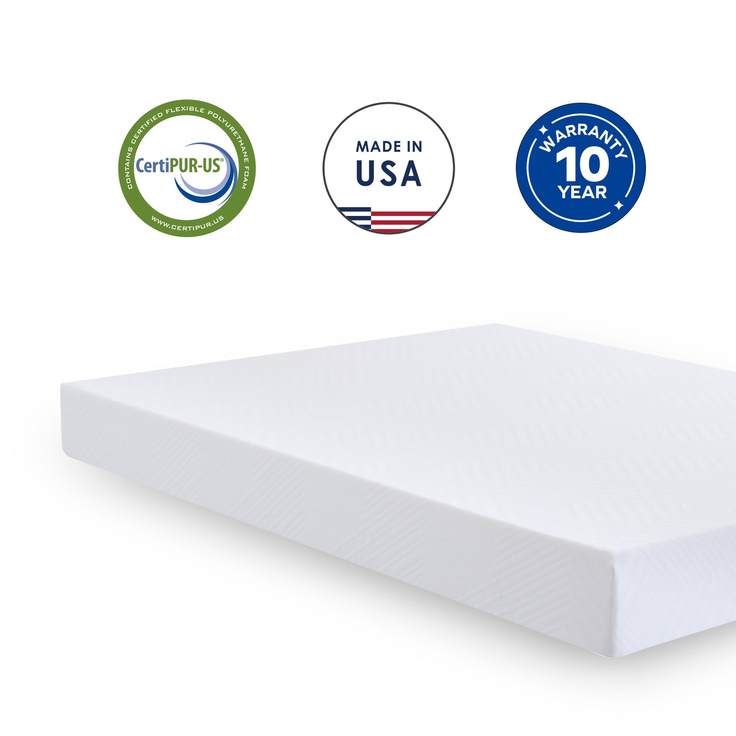 Green Tea Infused Memory Foam Queen Mattress, 8 inch Gel Memory Foam Mattress for a Cool Sleep, Bed in a Box