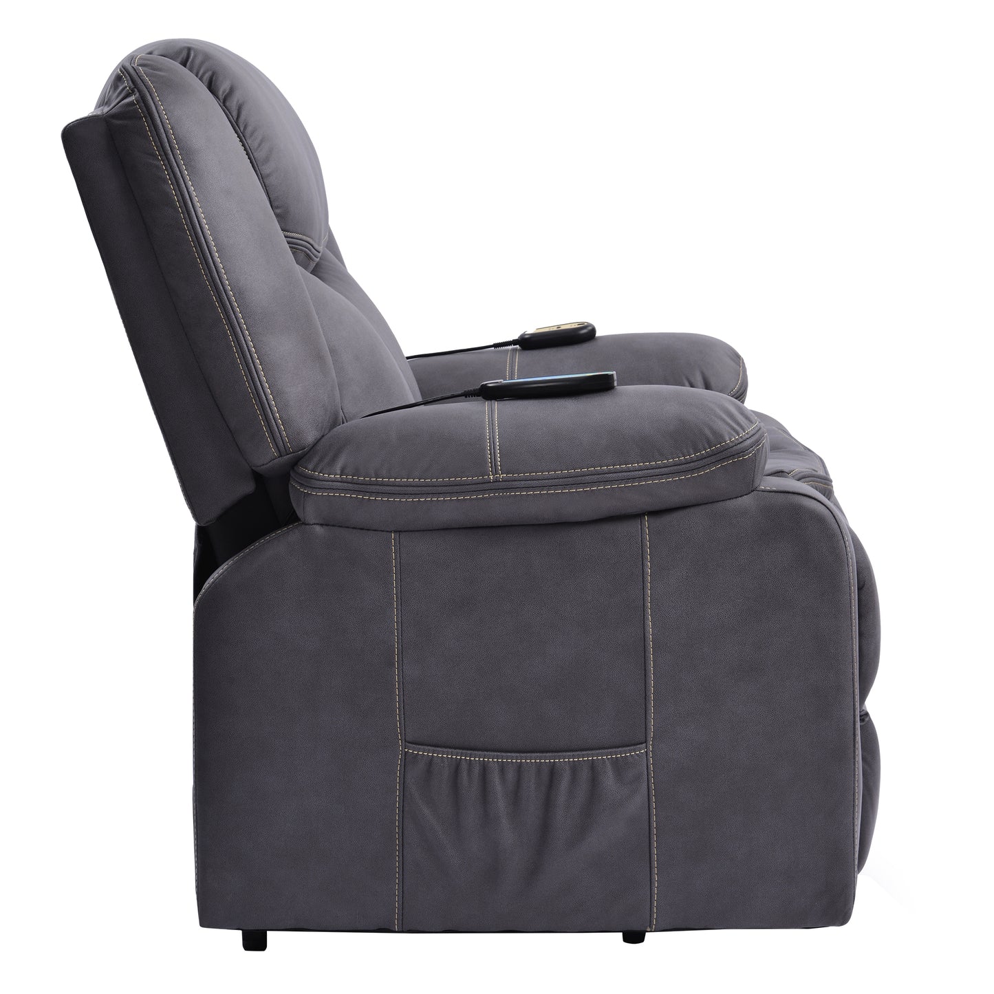 Electric Power Lift Recliner Chair with Adjustable Massage and Heating System