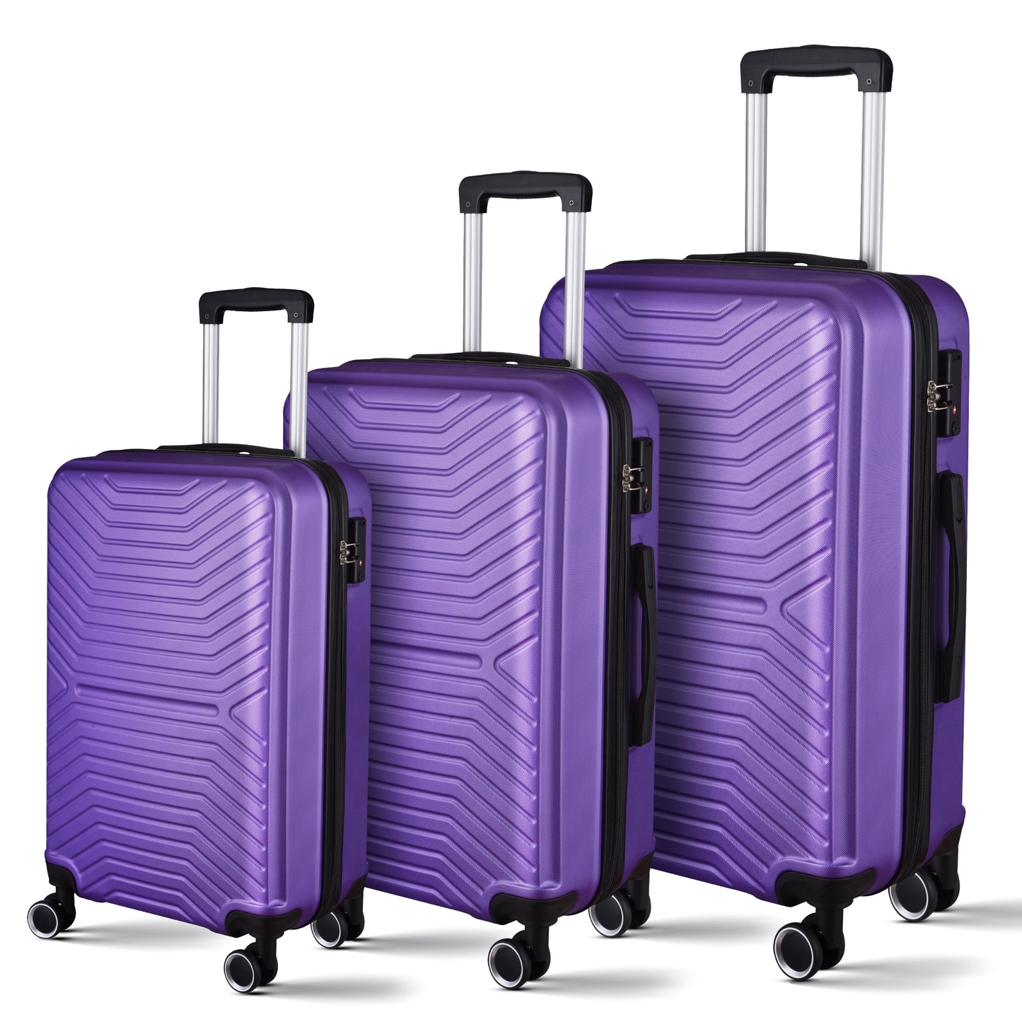 Luggage Sets Expandable ABS Hardshell 3pcs Clearance Luggage Hardside Lightweight Durable Suitcase sets Spinner Wheels Suitcase with TSA Lock 20in/24in/28in