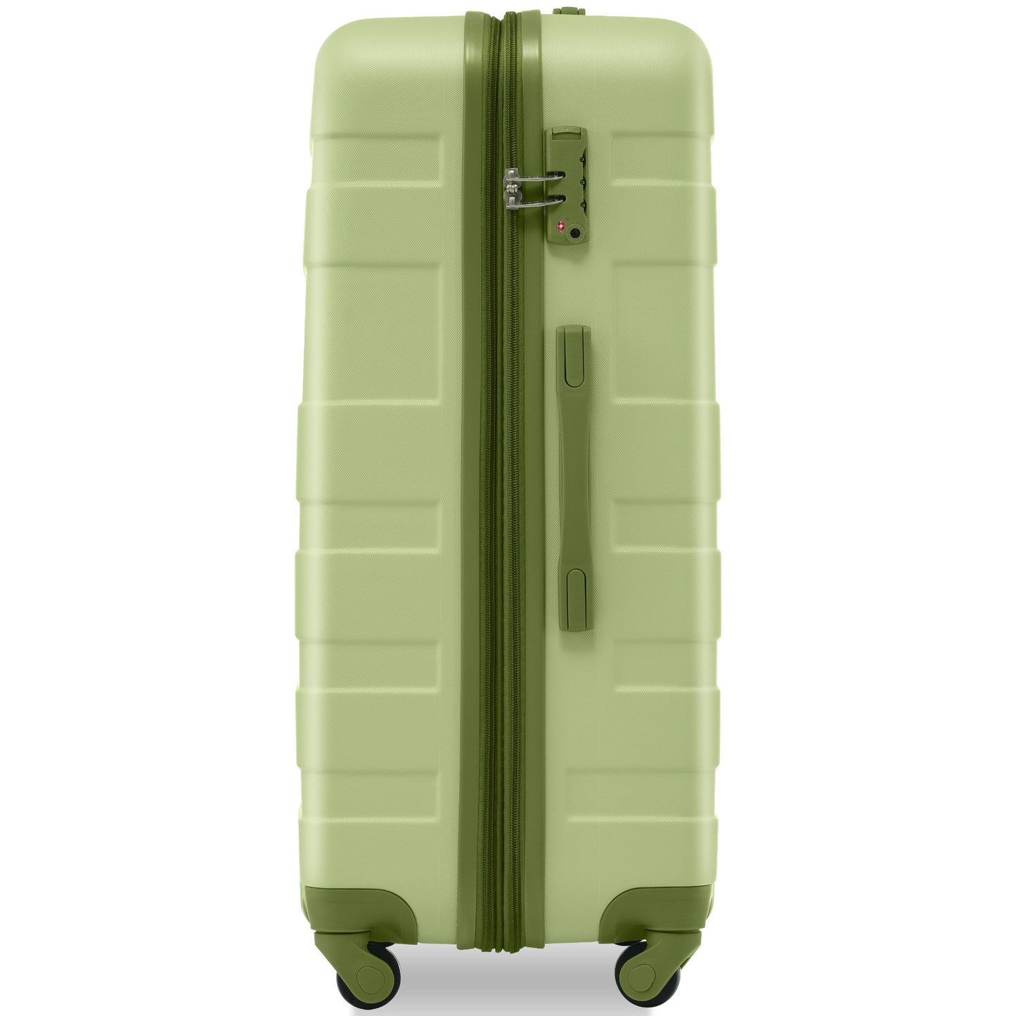 Luggage Sets New Model Expandable ABS Hardshell 3pcs Clearance Luggage Hardside Lightweight Durable Suitcase sets Spinner Wheels Suitcase with TSA Lock 20''24''28''( Light Green)