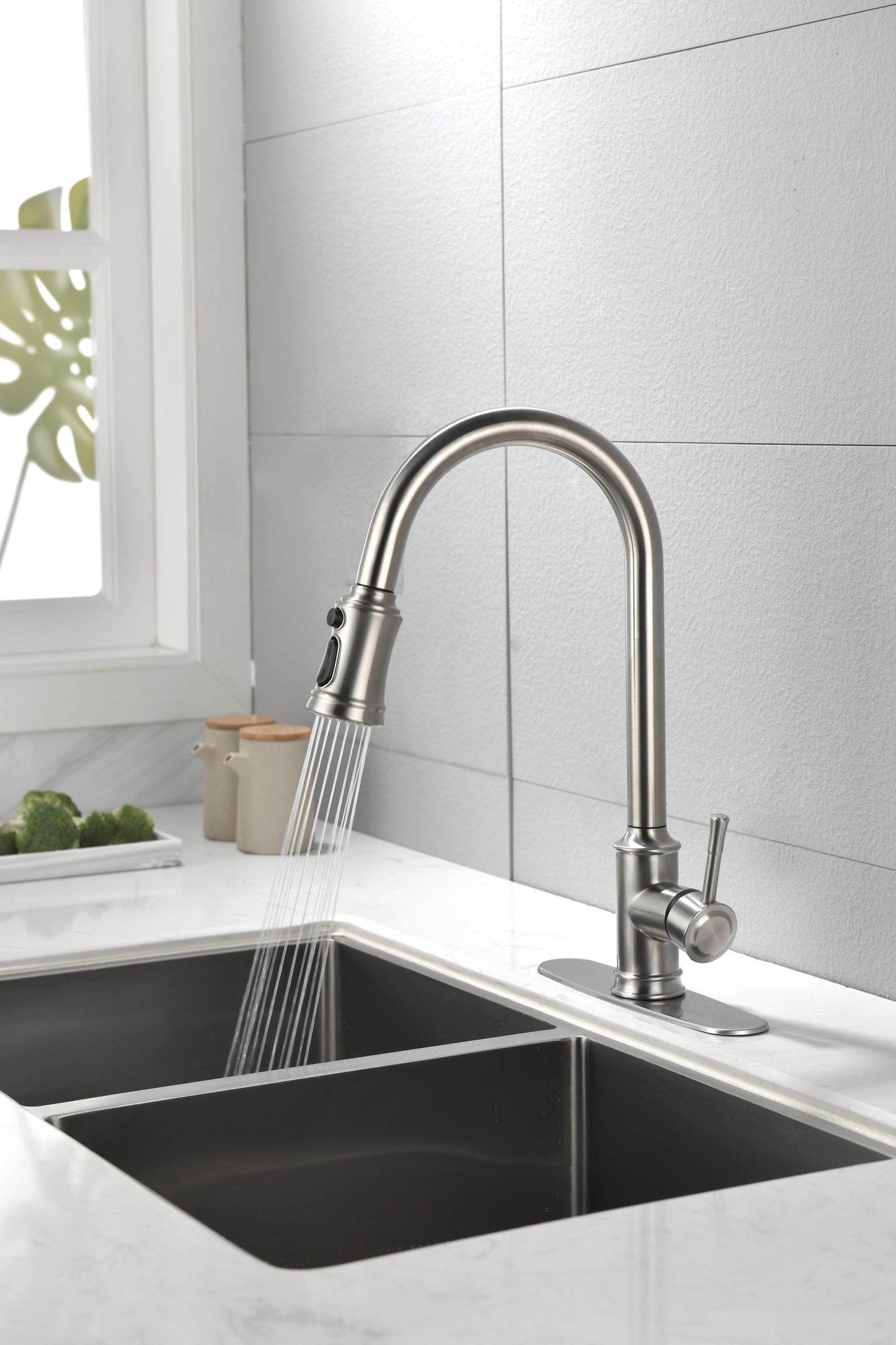 Touch Kitchen Faucet with Pull Down Sprayer