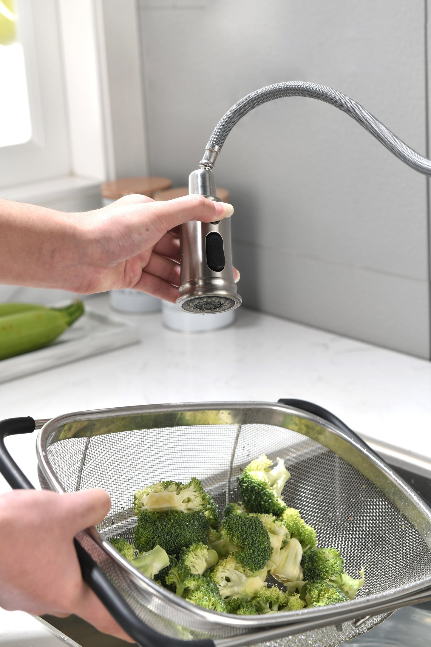 Touch Kitchen Faucet with Pull Down Sprayer