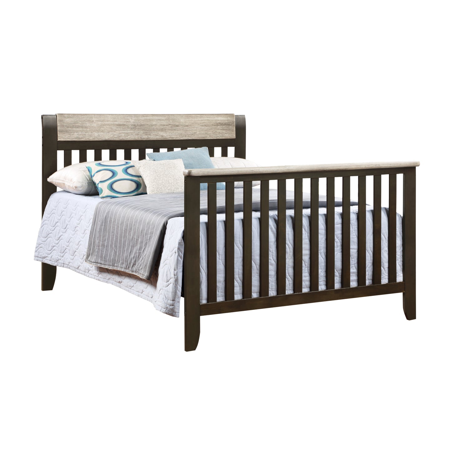 Hayes 4-in-1 Convertible Crib Coffee/Weathered Stone