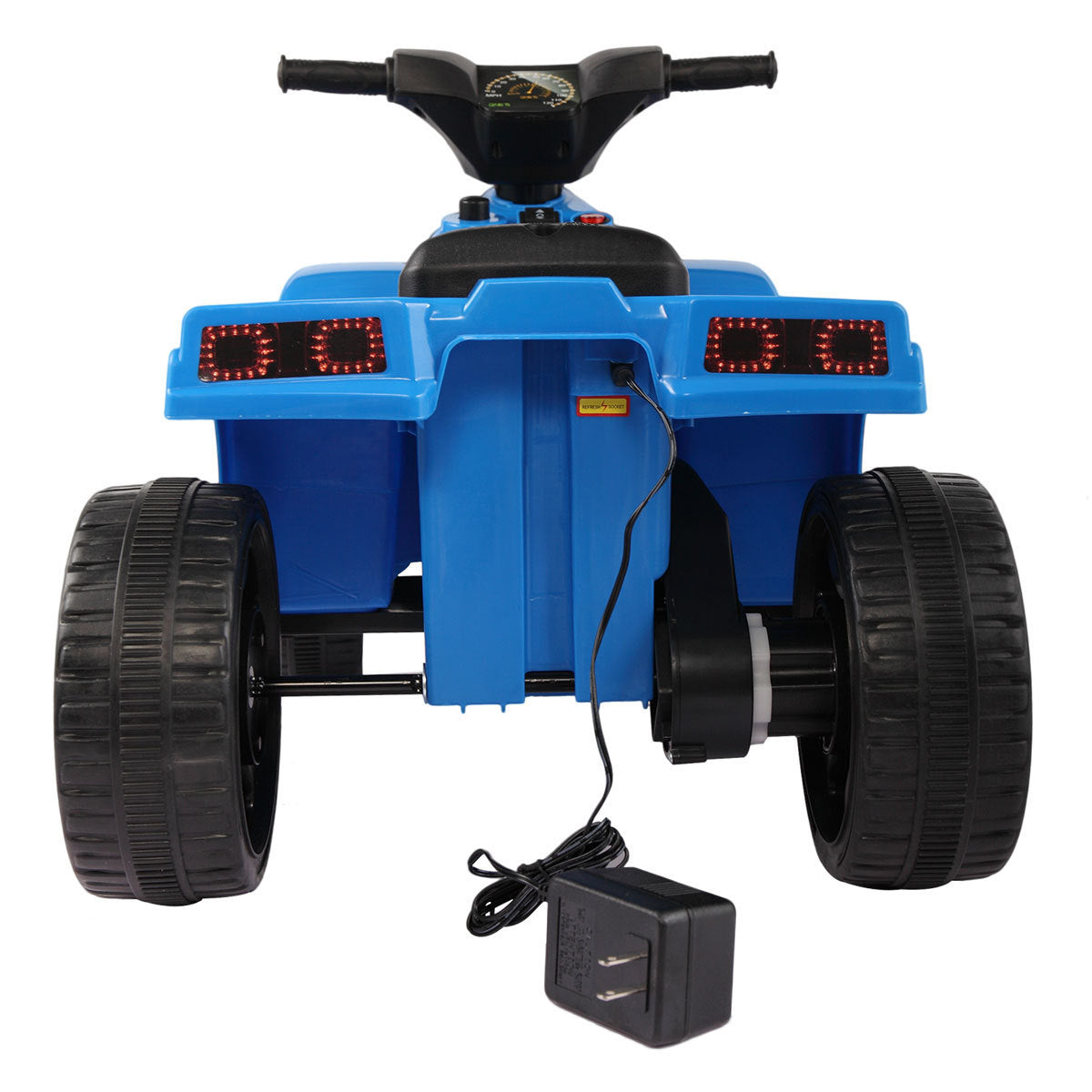 Kids Electric ATV Quad Ride On Car Toy - Blue