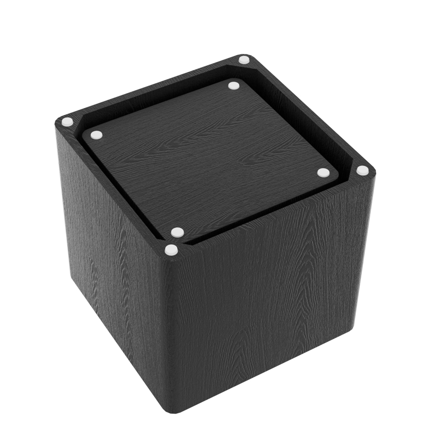 Black MDF Nesting Coffee & Side Tables Set